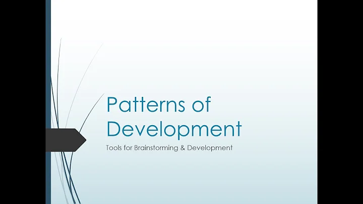What are the 3 patterns of development? (2023)