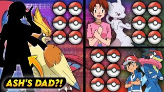 Ash All Family Members Pokemon team ( Ash's Dad, Mom And Ash ) | Hindi |