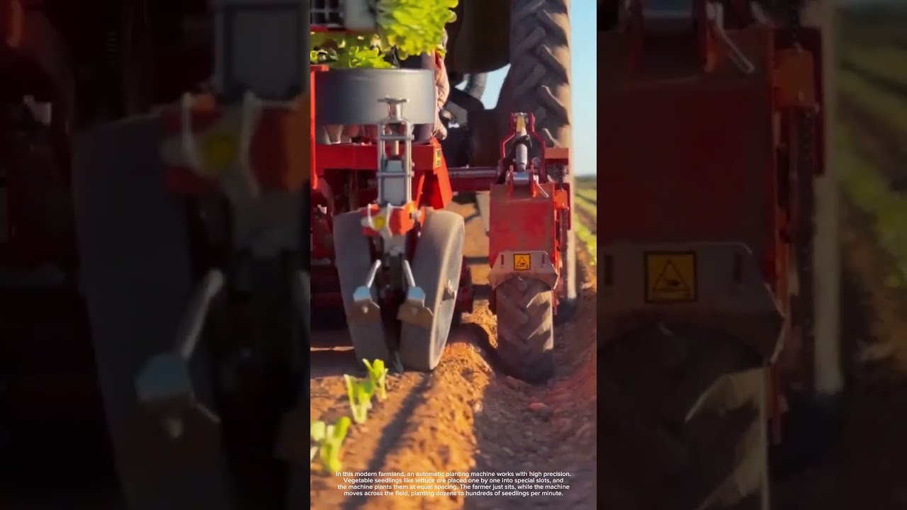 High Tech Automatic Vegetable Transplanter