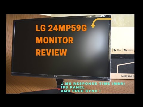 LG 24mp59G Review - Budget Gaming Monitor - Free Sync - 1ms - IPS Panel