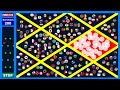 Area Selection 2 ~200 countries marble race #4~ in Algodoo | Marble Factory