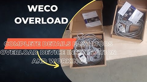 how to overload device installation in Elevators and programming simple and easy way