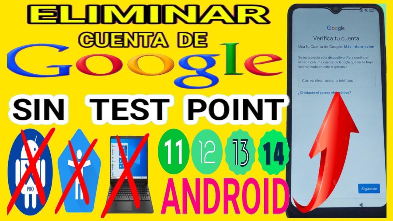 Eliminar cuenta google samsung a32 a52 a72 android 14-13-12-11-10 sin ...
