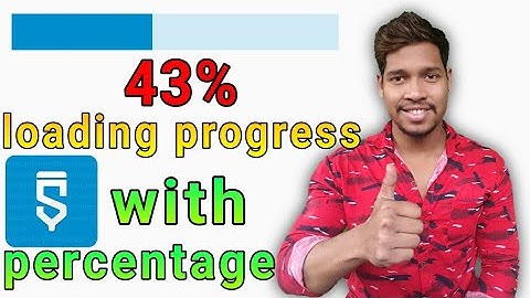 Percentage loading progress Activity in sketchware/Aauraparti