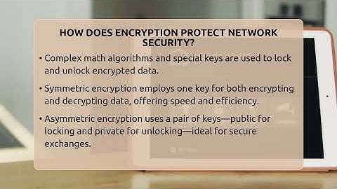 How Does Encryption Protect Network Security? - Talking Tech Trends