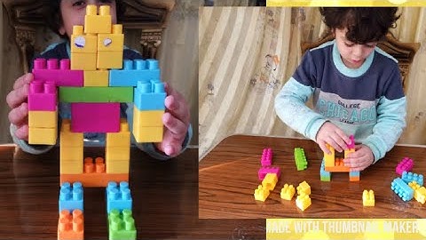 طريقه عمل الإنسان الآلي،الروبوت بالمكعبات،،