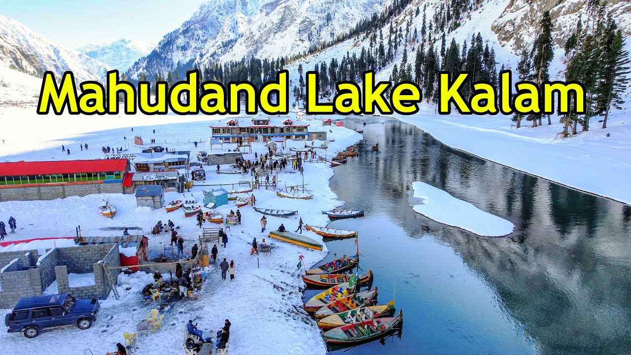 Mahudand Lake Kalam | Kalam Snowfall | Drone 4K | Ahsan Arain