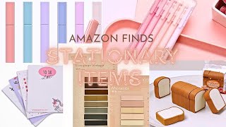 AMAZON FINDS AESTHETIC ✨ STATIONARY ITEMS UNDER ₹220 !! 🎀🍞🥑🧋| part 1