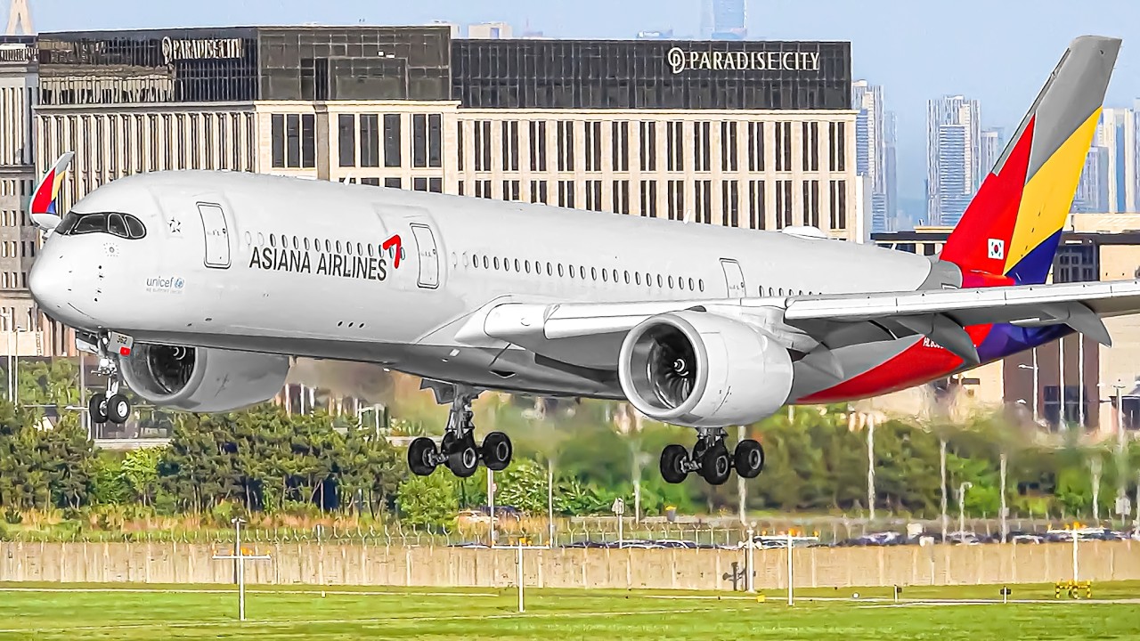 ✈️ 100 BIG PLANE TAKEOFFS & LANDINGS from UP CLOSE 🇰🇷 Seoul Incheon Airport Plane Spotting ICN/RKSI