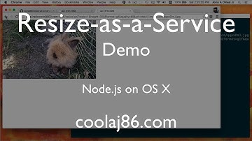 Resize as a Service Node.js Demo on OS X
