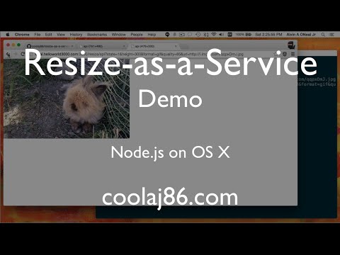 Resize as a Service Node.js Demo on OS X