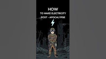 How to Make Electricity in a Post Apocalyptic World #shorts #science