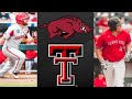 #5 Arkansas vs #8 Texas Tech College World Series Elimination Game | College Baseball Highlights