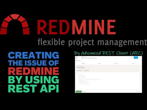 Creating the Issue of Redmine by Using REST API