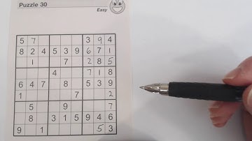 SudokuPrimer 70 - solving an easy puzzle using basic strategies (sudoku for beginners)