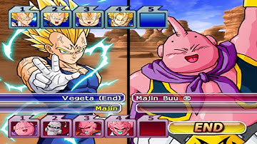 Team Vegeta VS Team Majin Buu (COM VS COM) - Dragon Ball Z Budokai Tenkaichi 3