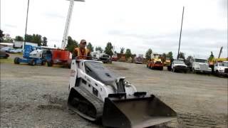 Sold! 2007 Bobcat MT55 Walk Behind Mini Track Loader Kubota bidadoo.com