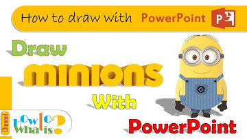 [How To] - Minions - How to draw with power point (PPT)