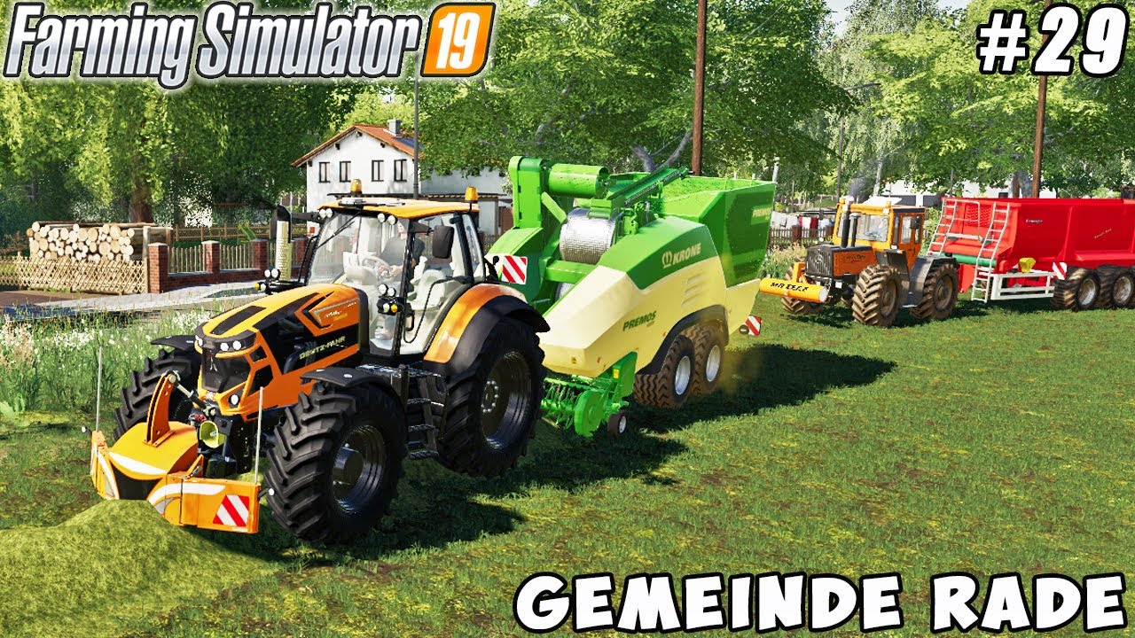 How To Make Hay In Farming Simulator 19 Caring for pigs, making hay pellets| Gemeinde Rade | Farming simulator