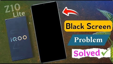 How to Fix Black Screen Problem in iQOO Z10 Lite | iqoo z10 lite ON Nahi Ho Raha Hai