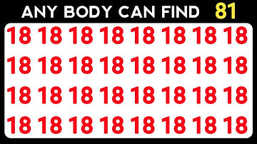 Iedereen kan het vinden | Slechts 1% kan de vreemde eend in de bijt vinden | Nummer- en lettereditie