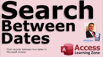 Find Records Between Two Dates with Query Criteria in Microsoft Access - Search Between Dates
