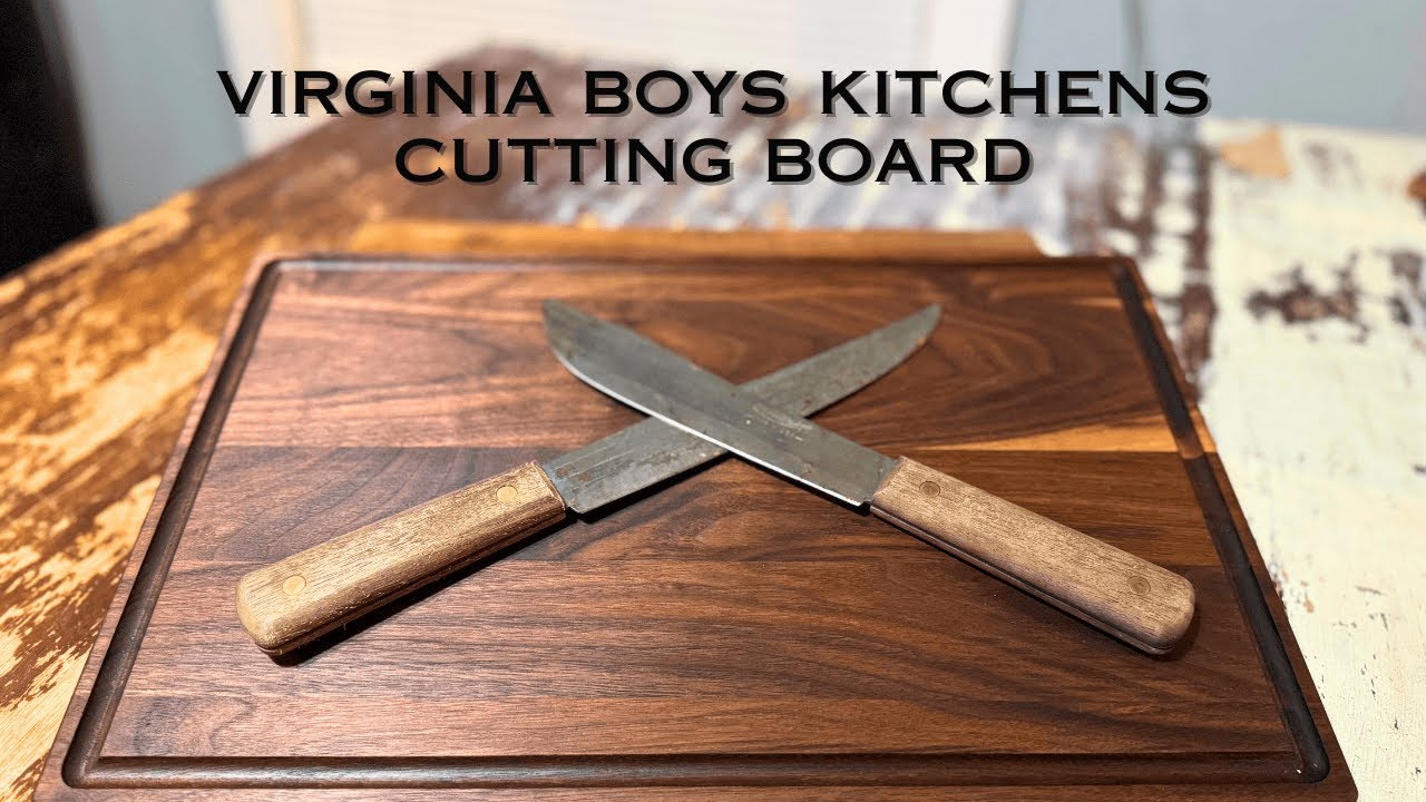 Virginia Boys Kitchens Cutting Board Unboxing & Review - YouTube