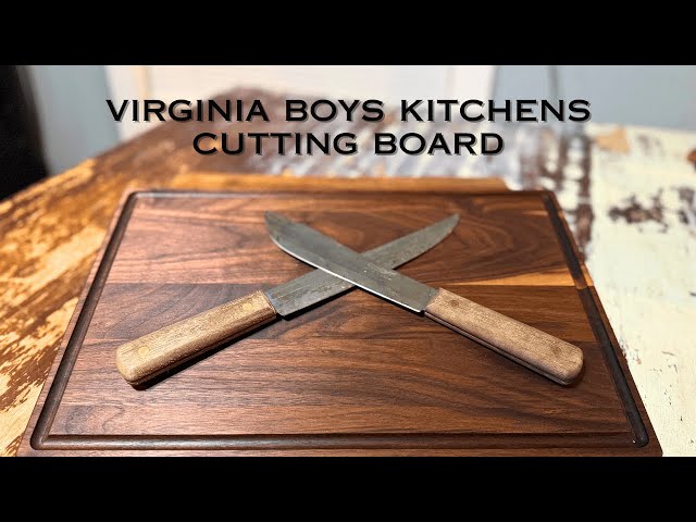 Virginia Boys Kitchens 木製まな板 カッティングボード Virginia Boys Kitchens Cutting Board Unboxing & Review - YouTube