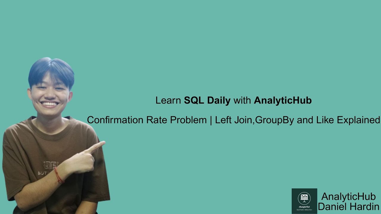 LeetCode SQL 1934 - Confirmation Rate - YouTube