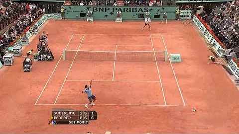 Roger Federer - KING of 4 Aces in a Row Part #2 (3 MORE)