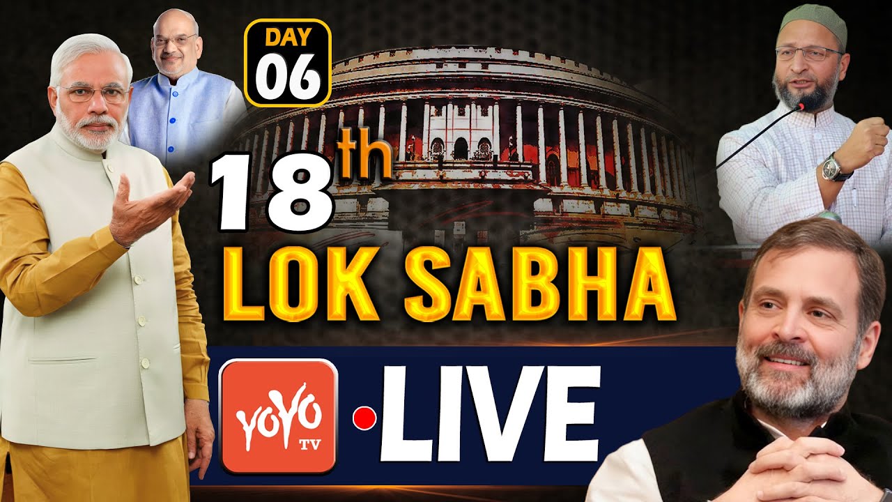 LOK SABHA LIVE | PM Modi Vs Rahul Gandhi in Parliament First Session ...