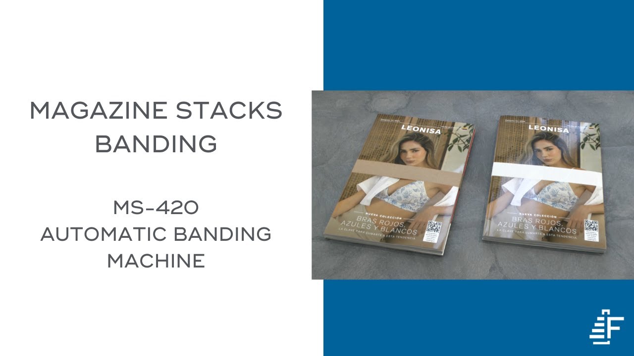 Ms Banding Magazine Stacks Banding ATS MS-420 Banding Machine - YouTube