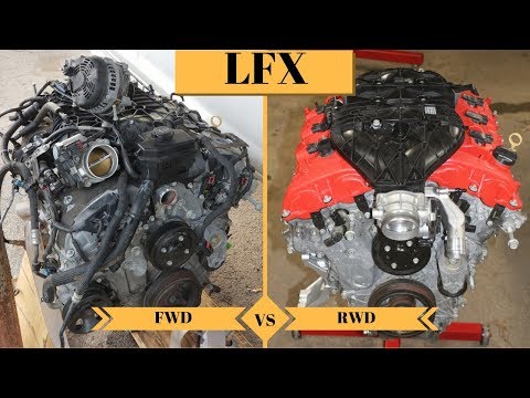 GM LFX V6 FWD 대 RWD-차이점은 무엇입니까?