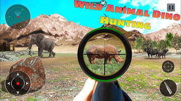 Wild Animal Dino Hunting Games Gameplay Walkthrough Android Part 1