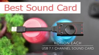 Best Quality External Sound Card - Recording Quality Test | Unboxing & - YouTube