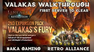 Valakas Raid Walkthrough - First Server to Kill - RETRO ALLIANCE Lineage 2 Revolution screenshot 2