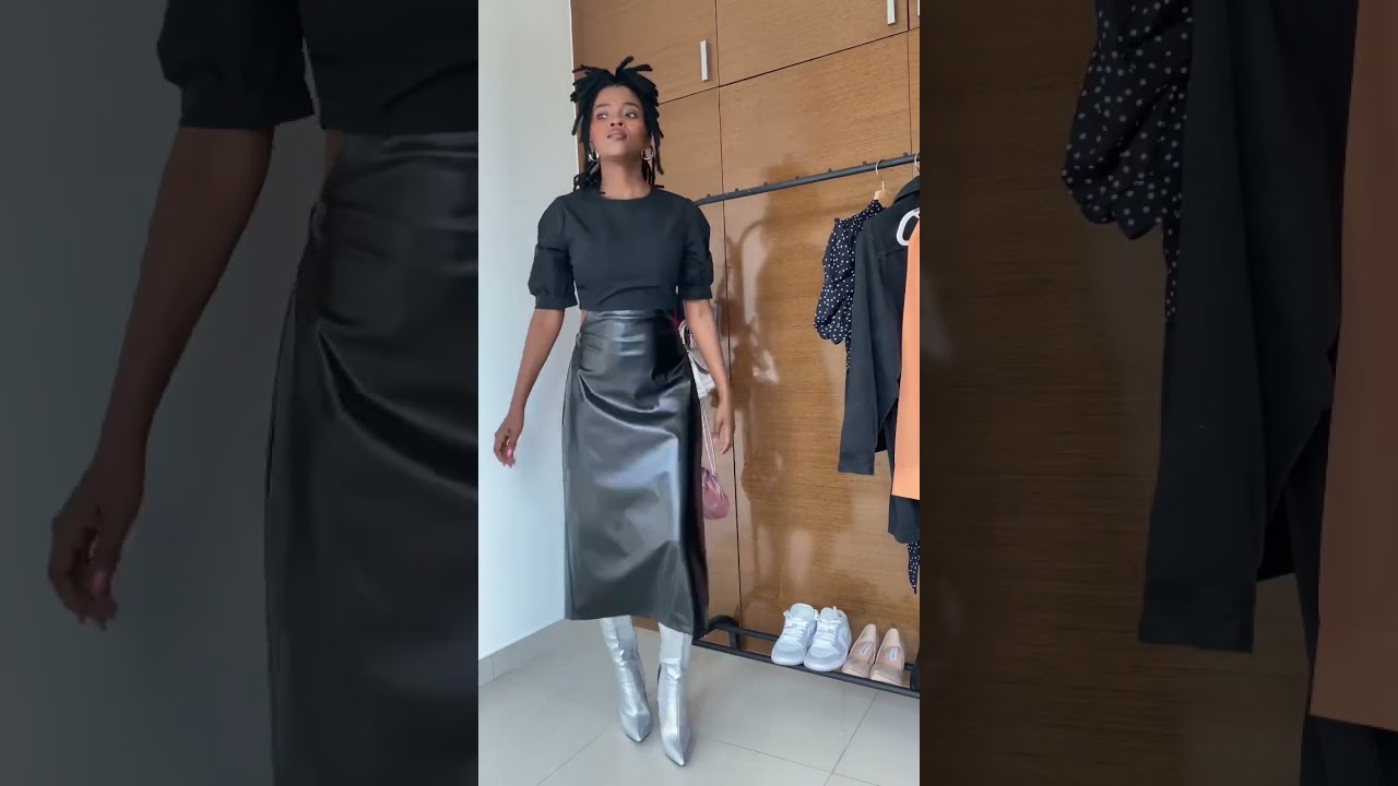 OUTFIT INSPO: BLACK DRESS WITH SILVER BOOTS & METALLIC ACCESSORIES