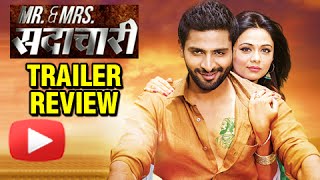 Mr & Mrs Sadachari | Trailer Review | Vaibhav Tatwawadi | Prarthana Behere | Marathi Movie