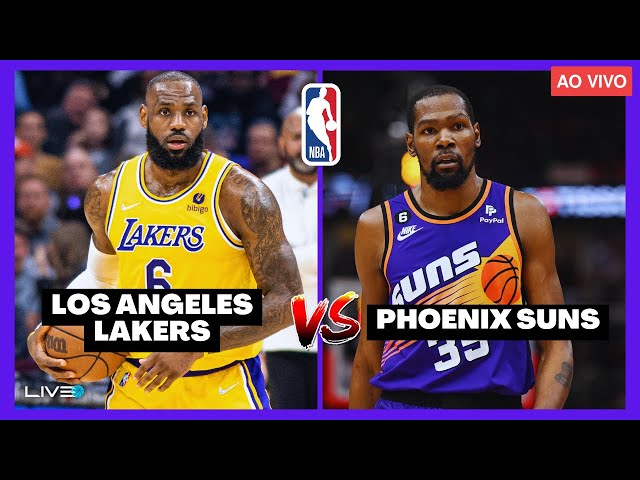 NBA AO VIVO - LOS ANGELES LAKERS x PHOENIX SUNS l Lebron James vs