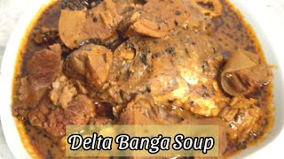 How to cook Delta Banga Soup|| mummy max tv|| | urhobosoup|