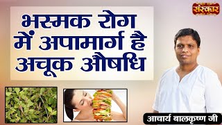 भस्मक रोग में अपामार्ग है अचूक औषधि | Bhasmak Rog | Overeating Problem | Acharya Balkrishna Ji