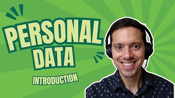 Personal Data - Introduction - CIPP/E Certification Masterclass