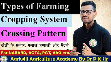 Types of Farming | Cropping System | Cropping Pattern | खेती के प्रकार | फसल प्रणाली और फसल पैटर्न