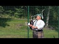 Lochaber Gathering on bagpipes played by William Geddes during 2021 Argyllshire Gathering Oban Games