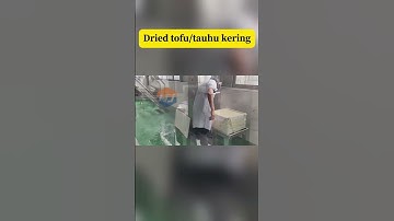 How to make dried tofu #foodmachine #machine #driedtofu #tofu #veganfood
