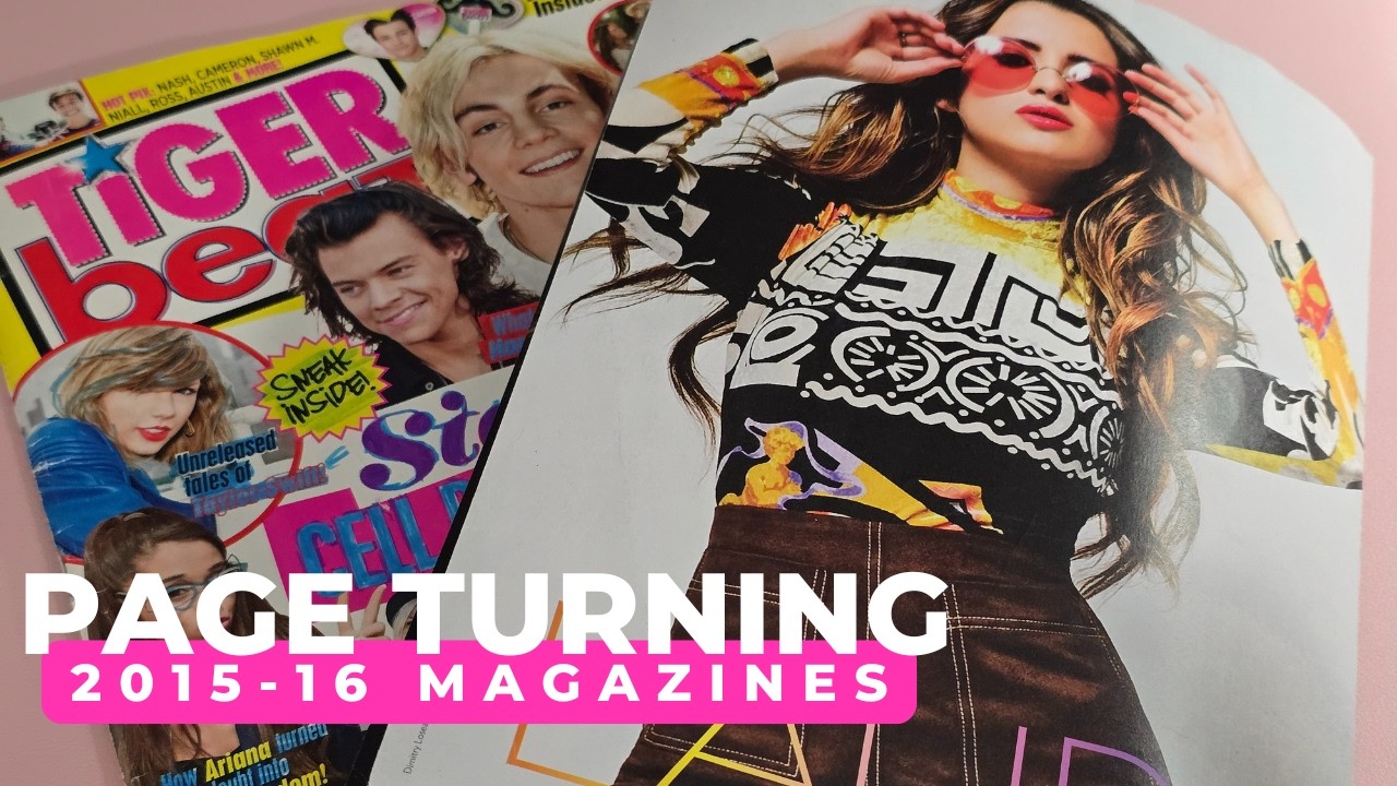 ASMR Magazine Page Turning - Sleep, Study & Relaxation