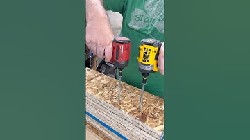 Milwaukee vs Dewalt Impact Drivers! #milwaukeetool #dewalttough