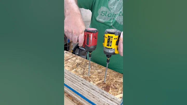 Milwaukee vs Dewalt Impact Drivers! #milwaukeetool #dewalttough
