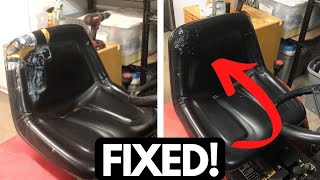 How I Repaired My Lawn Mower Seat!