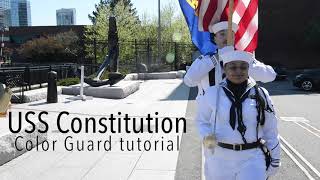 How to Perform a Military Color Guard Color Guard Instruction 1